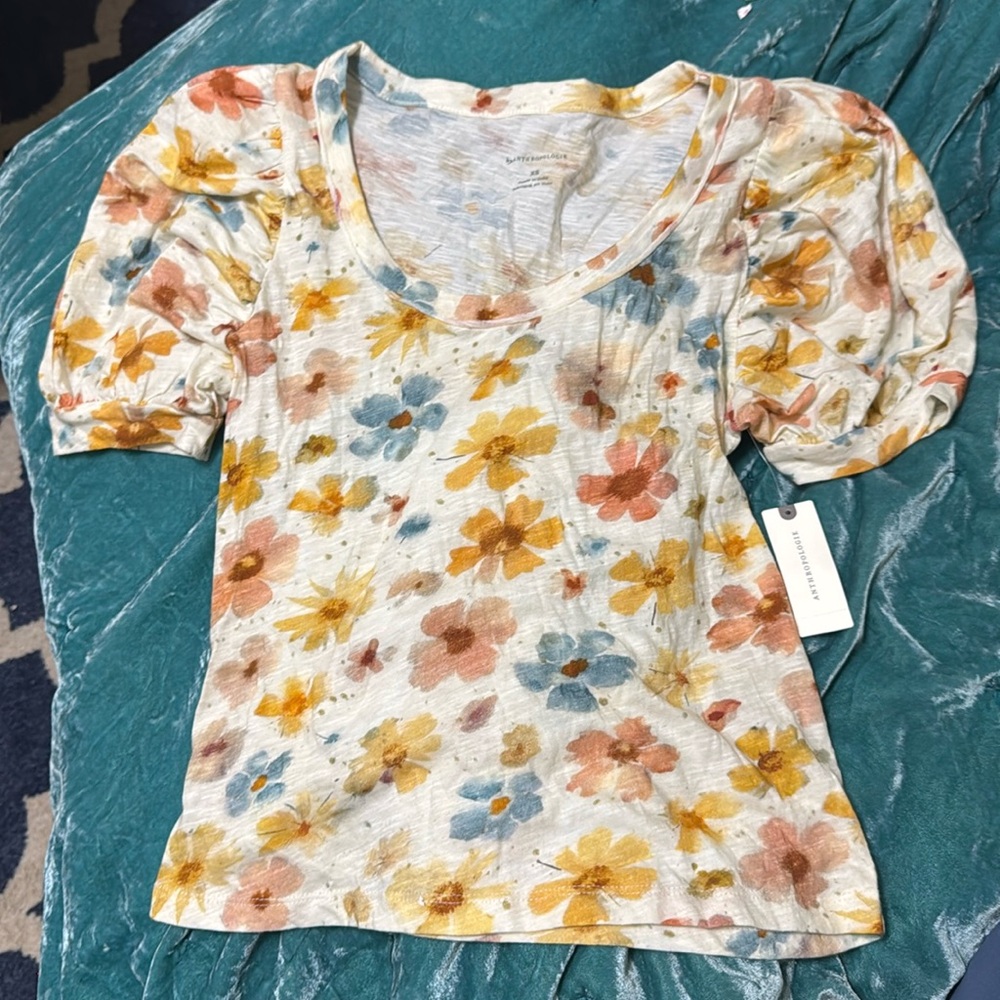 XS Anthropologie Blouse